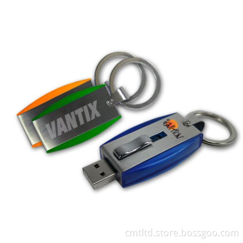 Promotional Customized USB Flash Drives Fit Ex Retractable